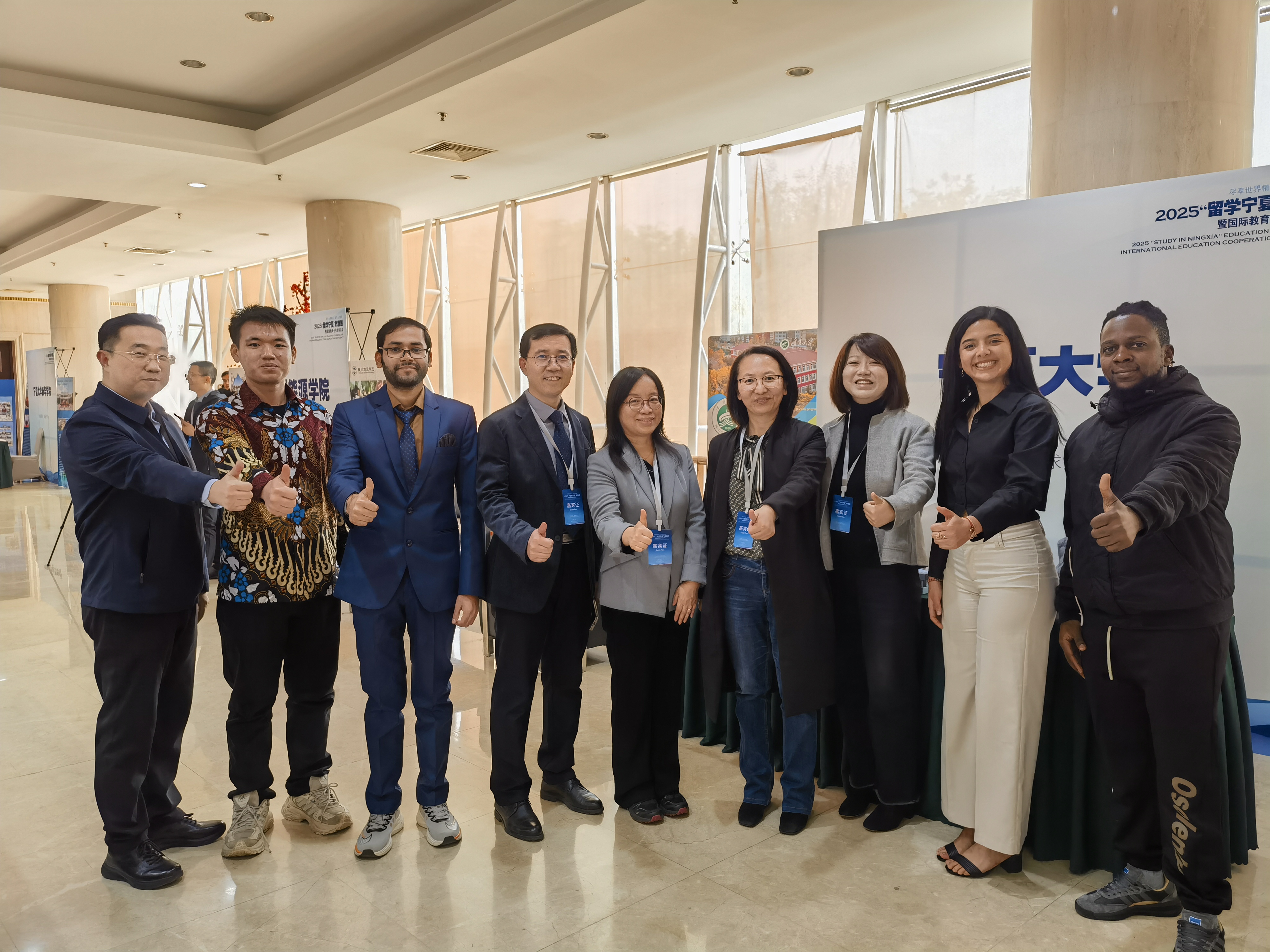 我校参加2025"留学宁夏"教育展暨国际教育合作洽谈活动